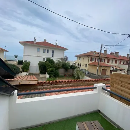 Surf lodge terrasse vue mer Capbreton Extérieur photo